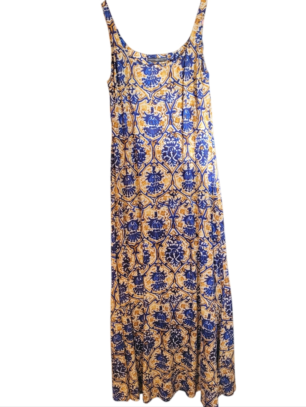 Peruvian Connection Valencia Tile Print maxi dress - S.        A54 - Picture 5 of 7